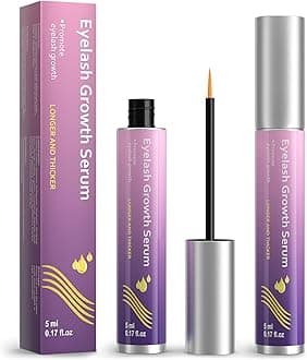 Lash Serum: Eyelash Growth Serum Gentle Natural Vegan Enhancing Treatment Nourishing Conditioning Formula for Longer Thicker Fuller Natural Lashes -5ml