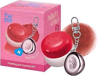 fweeBlurry Pudding Pot + Keychain SET | Airbrushed Blush & Lip, Buildable Pigment, Long-lasting, Lightweight, Easy to Blend, Natural Soft Matte Finish Makeup – Fav (Tanned Brown) | 0.17 oz
