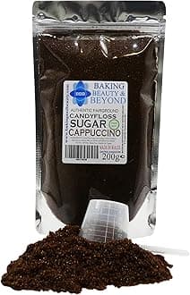 Baking Beauty and Beyond Premium Candy Floss Sugar 200g - Cappuccino Flavour