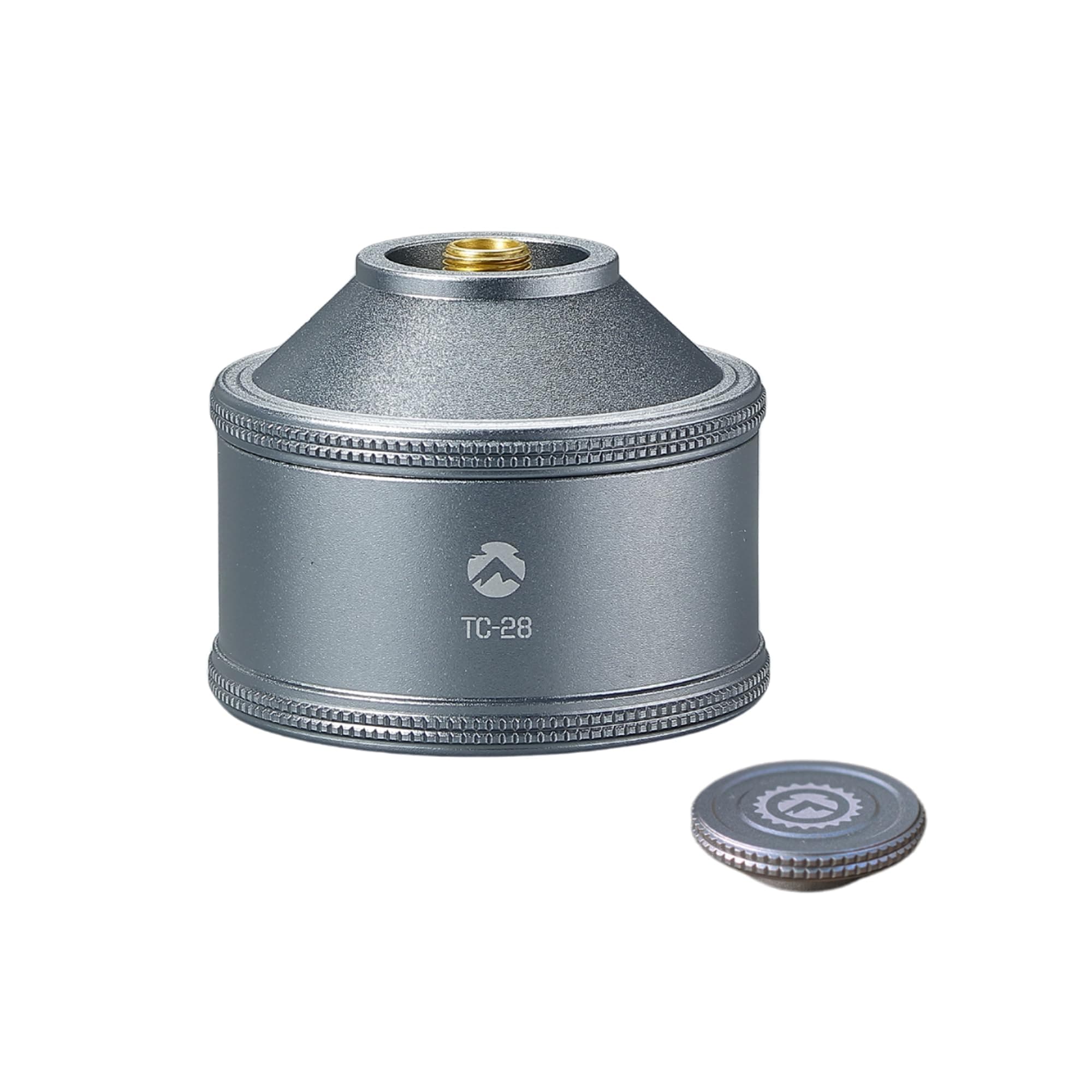 TC-28 Empty Refillable Cartridge for Backpack with EN417 Lindal Valve Silver 35g