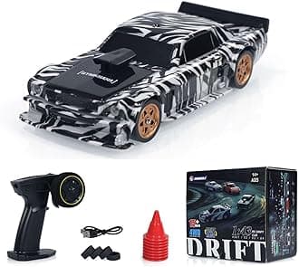TOUCAN RC HOBBY 1/43 Radio Control Drift Car 4WD RC 2.4g Mini Race Car High Speed Model Without a Gyro for Ages 14+
