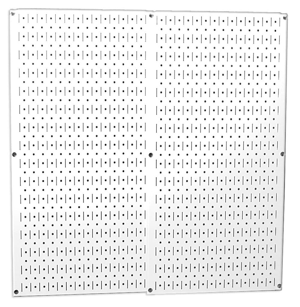30-P-3232W White Metal Pegboard Pack