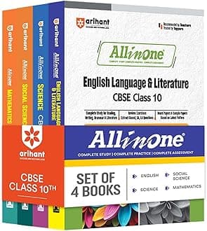 (OLD EDITION) All In One Combo Class 10 Science, Mathematics, Social Science, English for CBSE Exam 2025