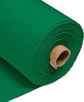 100% Cotton Fabric 60 Inch 150cm Wide 150GSM Material for Sewing, Dressmaking, Quilting, Curtain Linings, Pillowcases & Totes Fabric by The Half Metre by Discount Fabrics LTD(Emerald Green, 10m)