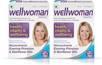 Multivitamin for Women | With Evening Primrose Oil, Magnesium, Vitamin C, B6, Folic Acid | Vegetarian Supplement | 30 Capsules (Pack of 2)