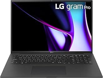 LG gram Pro 17-Inch Thin and Lightweight Laptop Intel Evo Edition - AI-Enabled Intel Core Ultra 7 Processor Windows 11 Home 32GB RAM 2TB SSD - Black