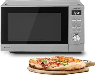 NN-GD37QSBPQ 29L Grill Microwave Oven, 1000W, Auto Defrost, Combination Cooking, Timer, Silver & Stainless