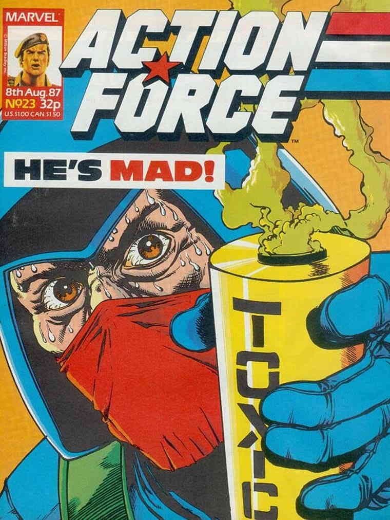 Action Force (Marvel UK) #23 FN ; Marvel UK comic book | G.I. Joe