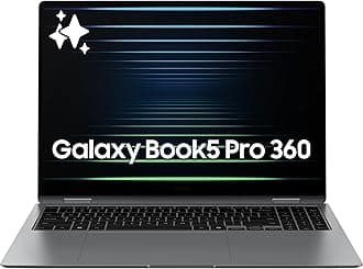 16” Galaxy Book5 Pro 360 Copilot+ PC, AI Computer, Intel Core 7 Ultra Processor, 3K AMOLED (2880x1800) Touchscreen, S Pen,120Hz, Dolby Atmos, Student Laptop, Lightweight, All-Day Battery Life