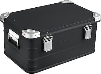 Eylar Crossover Aluminum Overland Storage, Trunk, Metal Cargo Case, Storage Box (50L Medium, Black)