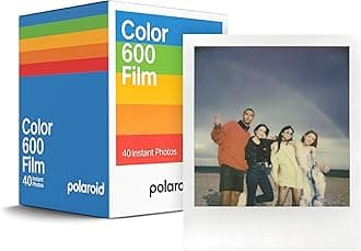 Polaroid Instant Film Color Film for 600-x40 Film Pack Color Film 40 Sheets Frame Color White (6013)