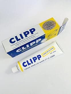 Clipp Hand and Body Cream Lotion and Nail Care. Smoothing and rejuvenating cream against all irritations of the skin. Known to strengthen nails with normal use over hands/nails.