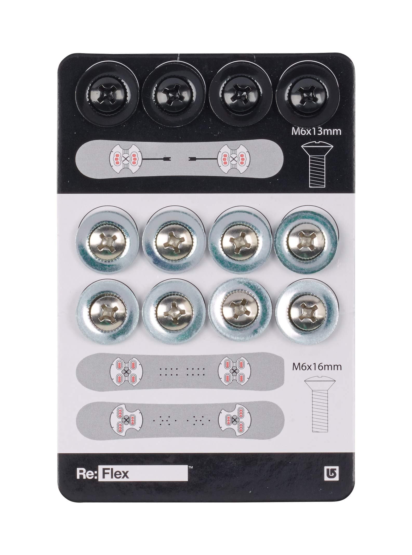 Burton Mens M6 Hardware Replace, Silver, One Size