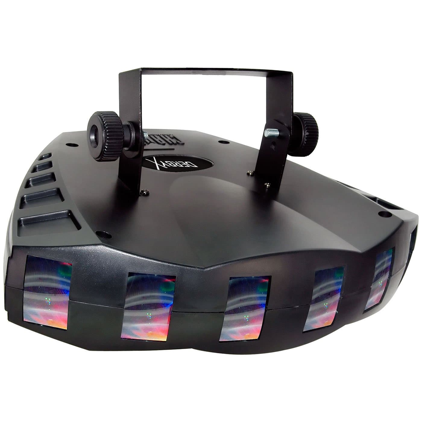 Derby X RGB LED Derby w/Static, Blackout, Strobe Effect Light & Automated/Sound Active Programs