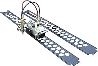SÜA - Straight Line Oxy-Fuel Motorized Cutting and Beveling Portable Track Machine - HK-12 Beetle. (With 2 x 71 in Track)