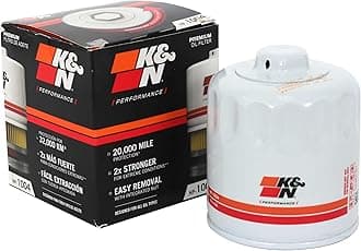 K&N Premium Oil Filter: 20,000 Mile Engine Protection with Wrench Off Nut: Compatible with Select 1983-2022 HYUNDAI/KIA/SUBARU/HONDA Vehicle Models (See Product Description for Select Models),HP-1004