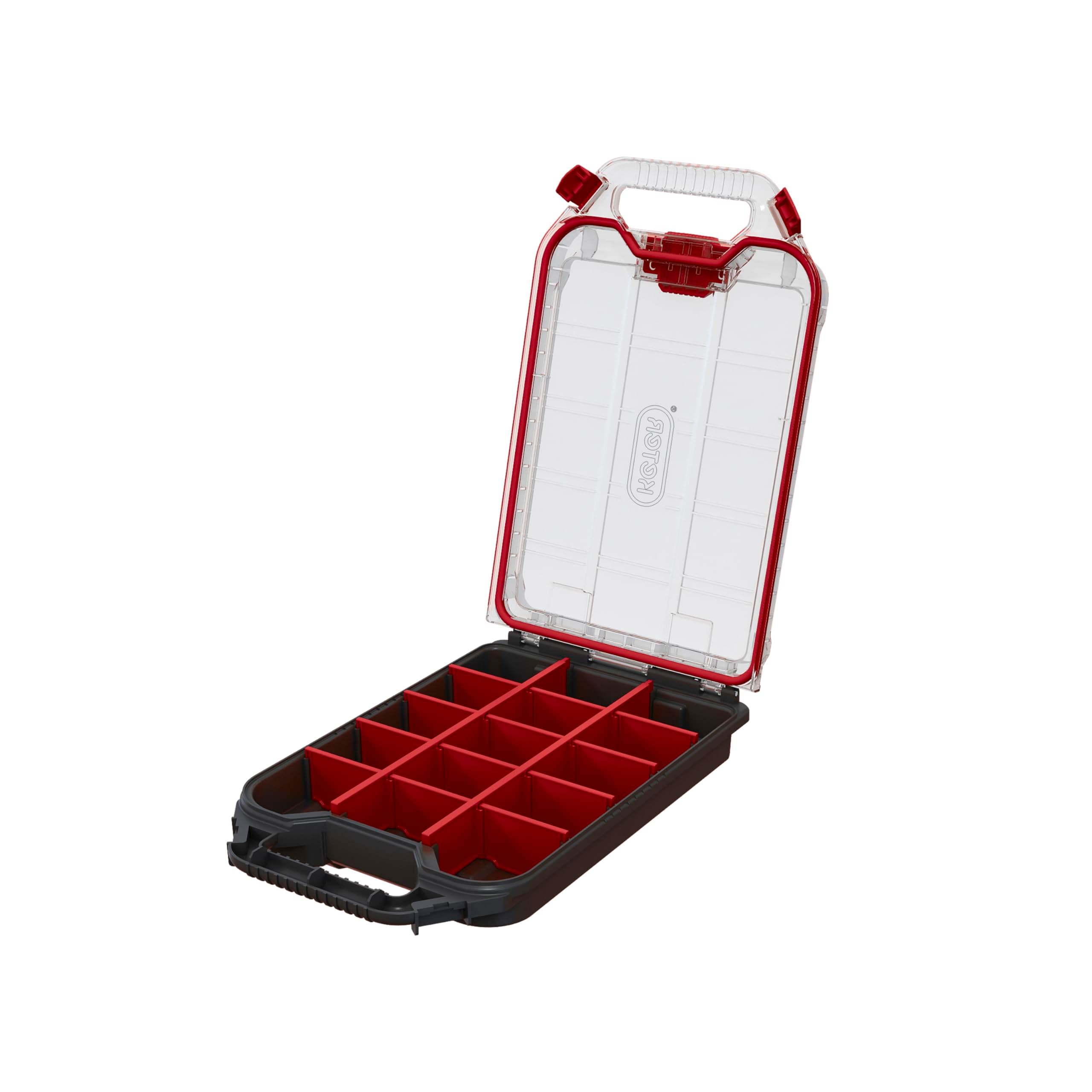 Keter Stack n' Roll Half Organiser - Black/Red
