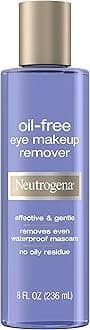Neutrogena Gentle OilFree Eye Makeup Remover Cleanser for Sensitive Eyes NonGreasy Remover Removes Waterproof Mascara Dermatologist Ophthalmologist d, 8 Fl Oz