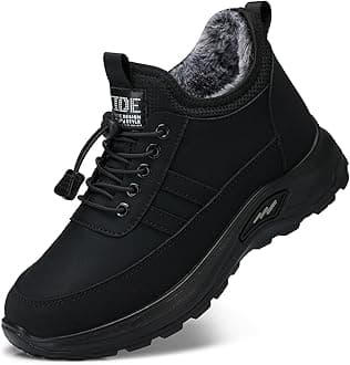 SHIBEVER Winter Snow Boots for Women: Warm Fur Lined Ankle Booties Comfortable Slip on Waterproof Outdoor Short Shoes