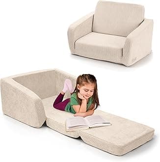 Sturdy Toddler Chair and Couch - The Perfect Kids Sofa for Girls and Boys - Ideal Fold Out Sofa Chairs to Give Your Kids a Safe and Fun Place to Sit