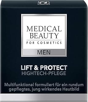 Medical Beauty for Cosmetics Men Lift & Protect High-Tech Care Anti-Ageing Skin Cream Men Effective Wrinkle Reduction Highly Effective Also Sensitive Skin