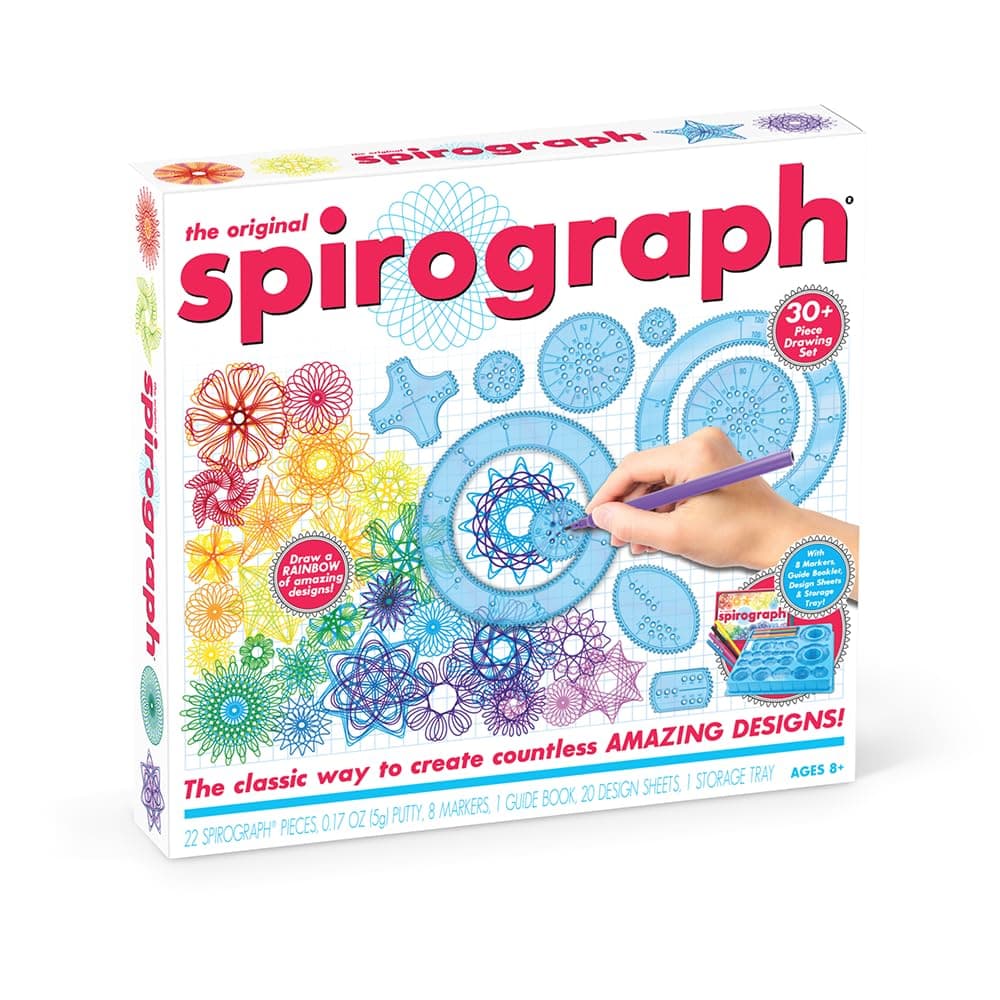 Spirograph - 33978 - Felt Tip Pen Kit - Craft Set, White
