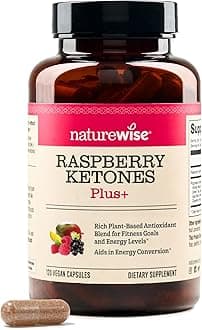 Raspberry Ketones Plus with Green Tea Extract, Cayenne Pepper & Acai Berry - Supports Weight Management, Antioxidant Health & Energy Levels - Vegan & Gluten-Free - 120 Capsules