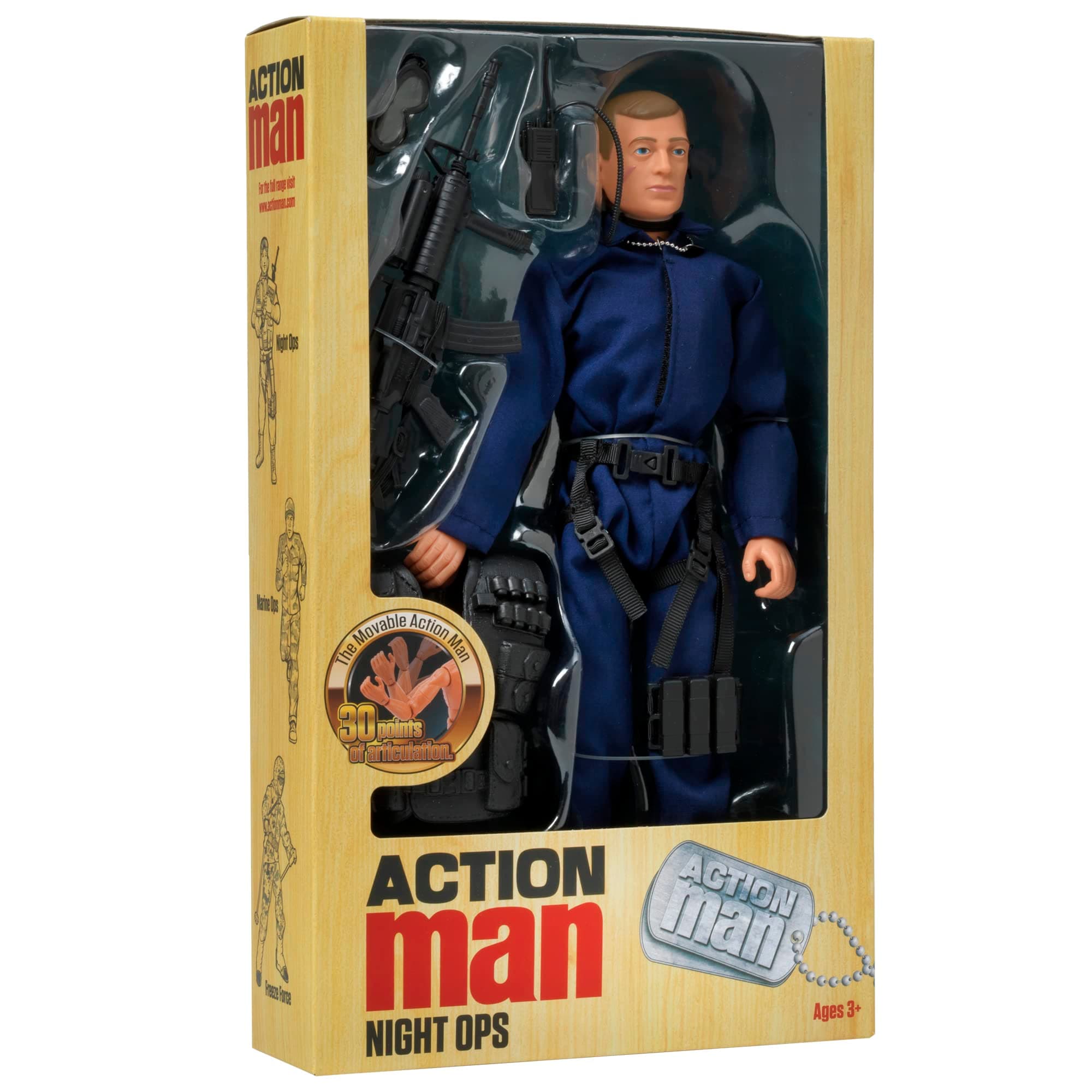 from Peterkin | Night Ops | 12" action figure with 30 points of articulation and accessories | 4th Generation Special Edition | Action Figures | Ages 3+