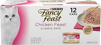Chicken Feast Classic Pate Collection Grain Free Wet Cat Food Multi-Pack - (2 Packs of 12) 3 oz. Cans
