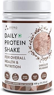 Daily Protein Shake 118 kcal Calories, 25 Vitamin -Serving -40- For Men & Women Chocolate Milk Shake Flavor For 400Gm