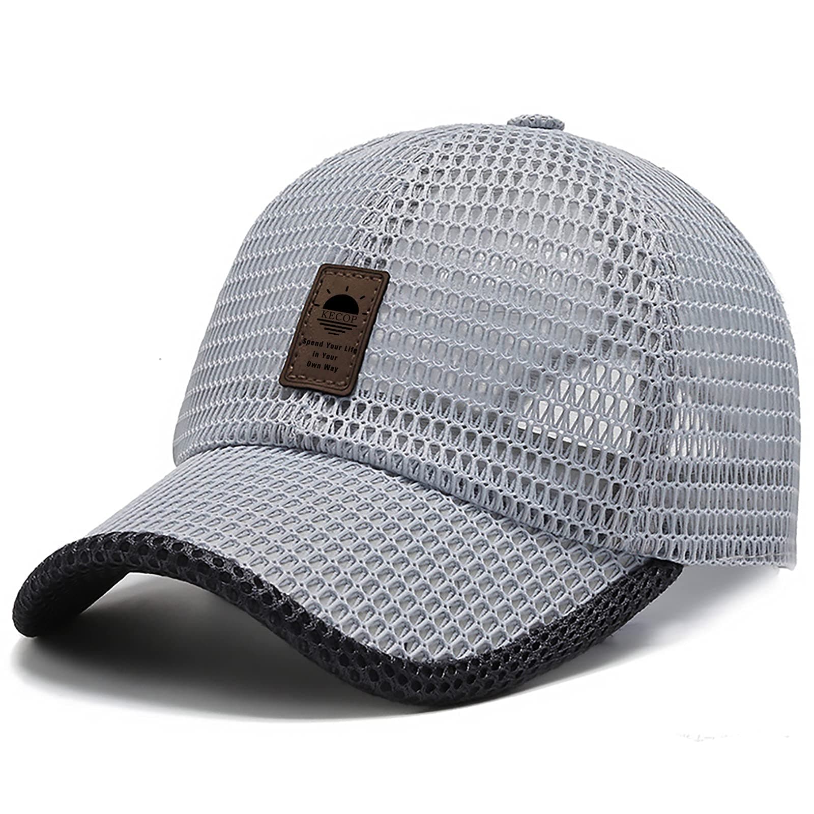 Unisex Breathable Full Mesh Hat,Baseball Cap Summer Hat,Quick Dry Running hat,Lightweight Cooling Water Sports Hat