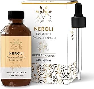 Neroli Essential Oil - Premium Aromatherapy Therapeutic Grade Neroli Oil | for Skin, Soaps, Candles, Massage, Perfumes, Home Fragrance Acetite for Diffuser - 3.38 fl. Oz