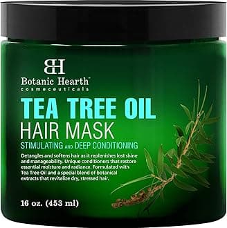 - Tea Tree Hair Mask & Deep Conditioner, Moisturizes & Protects Hair & Scalp | With Soy Protein, Vitamin E, Collagen, Keratin & Coconut Oil | 16 Oz (Packaging May Vary)