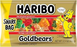 Gummi Candy, Original Goldbears, 3.5 oz. Bag (Pack of 18)