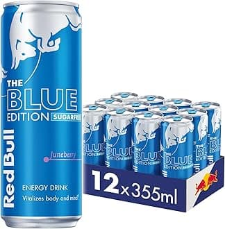 Energy Drink Sugar Free Blue Edition Juneberry 355 ml x12