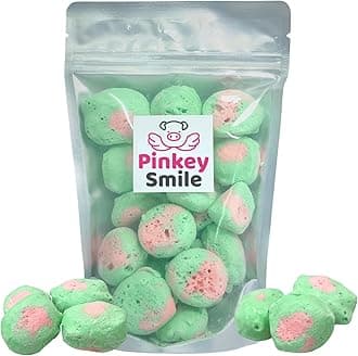 Watermelon Flavored Freeze-Dried Taffy 2 oz – Crunchy & Airy Snack – Bite-Size Pieces – Ships in Box – Bold Taste & Light Texture