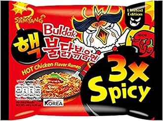 Hot Chicken 3X Spicy Instant Buldak Noodles Ramen Flavor (140 grams)
