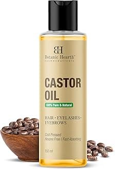 100% Pure Castor Oil (Arandi) – Cold-Pressed, Hexane-Free for Hair Growth, Eyelashes, Eyebrows & Skin Care – 150ml
