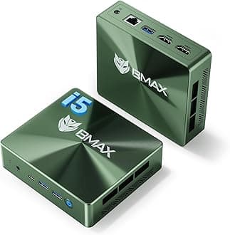 B6 Pro Mini PC 512GB SSD 16GB RAM, Mini Computer (up to 3.5 GHz), Small Desktop Computers Win-11 Pro Support 4K UHD Three Screen Displays/HDMI 2.0/LAN/Dual-Band WiFi