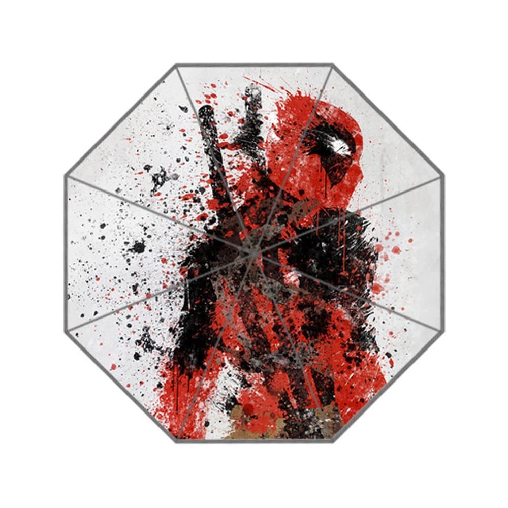 Foldable Umbrella Custom Personalized Deadpool Rain Umbrella Parasol