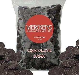 Chocolate Melting Wafers – Smooth and Creamy, Perfect for Dipping, Baking, Candy Making, and Decorating Desserts – Ideal for Fountains, Coating, and Molded Chocolates (1 pound) (Dark Chocolate)
