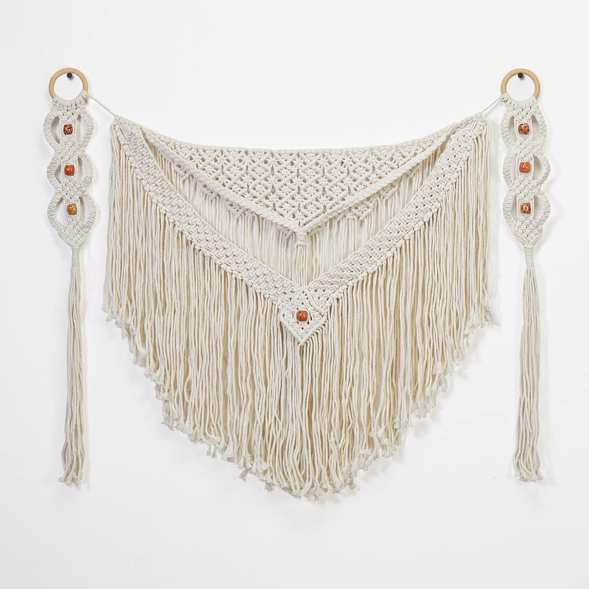 Mokof Boho Wall Decor - Large Macrame Wall Hanging, Woven Macrame Wall Art Decor, 32"x24"