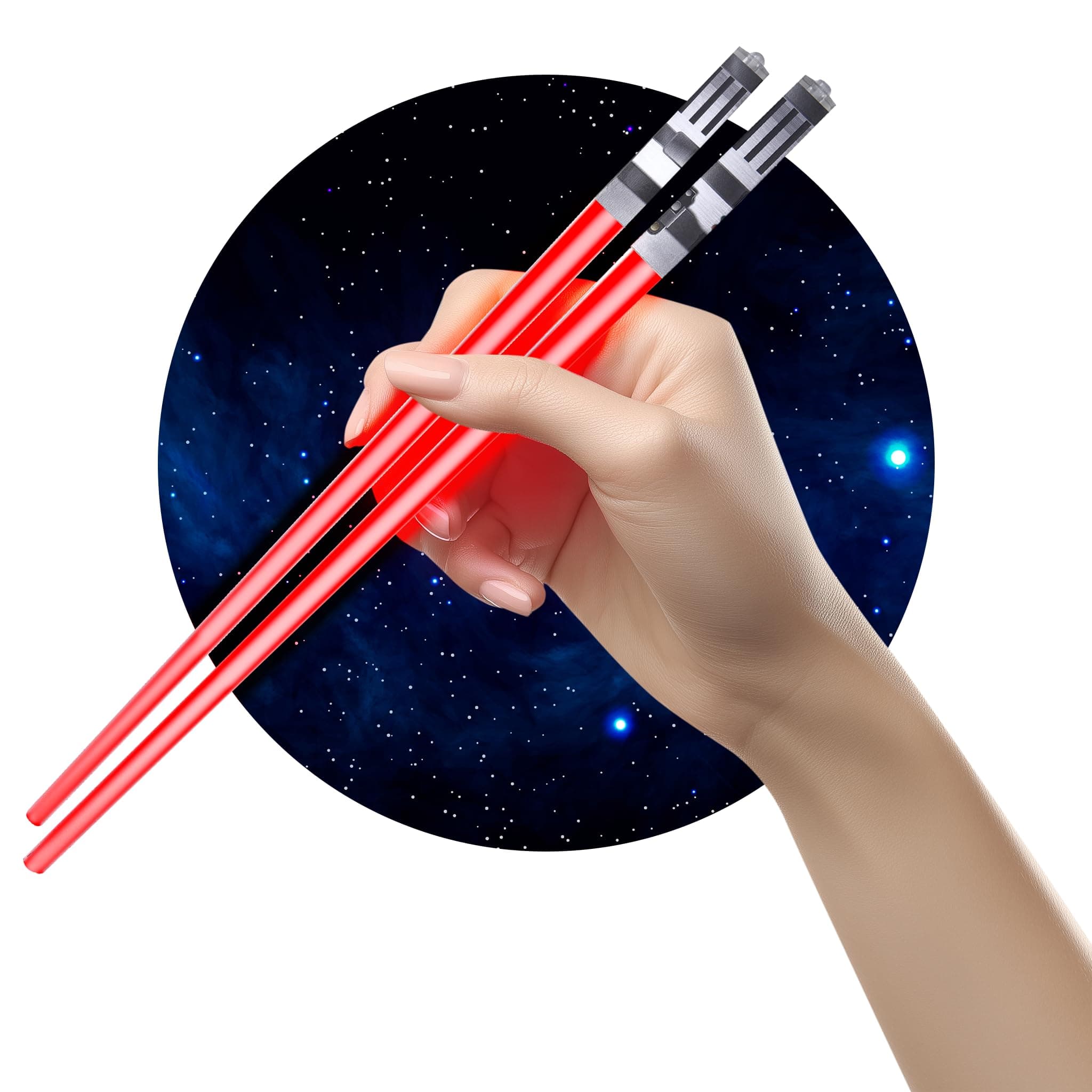 Light Up Lightsaber Chopsticks, Red