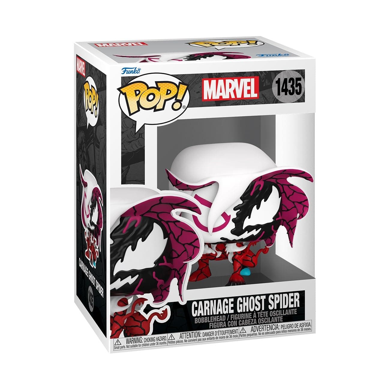 Funko POP Marvel: Carnageized - Ghost Spider - Marvel Comics - Collectable Vinyl Figure - Gift Idea - Official Merchandise - for Kids & Adults - Comic Books Fans - Model Figure for Collectors