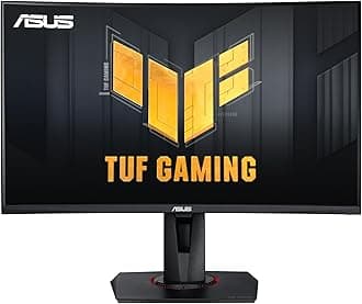ASUS 27” 1080P TUF Gaming Curved HDR Monitor (VG27VQM) - Full HD, 240Hz, 1ms, Height Adjustable