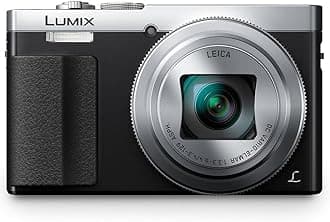 PANASONIC LUMIX ZS50 Camera, 30X LEICA DC Vario-ELMAR Lens, 12.1 Megapixels, High Sensitivity Sensor, Eye Viewfinder, DMC-ZS50S (USA SILVER)