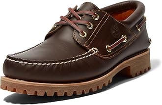 Timberland Men's Authentic 3-Eye Lug Handsewn Boat Shoes
