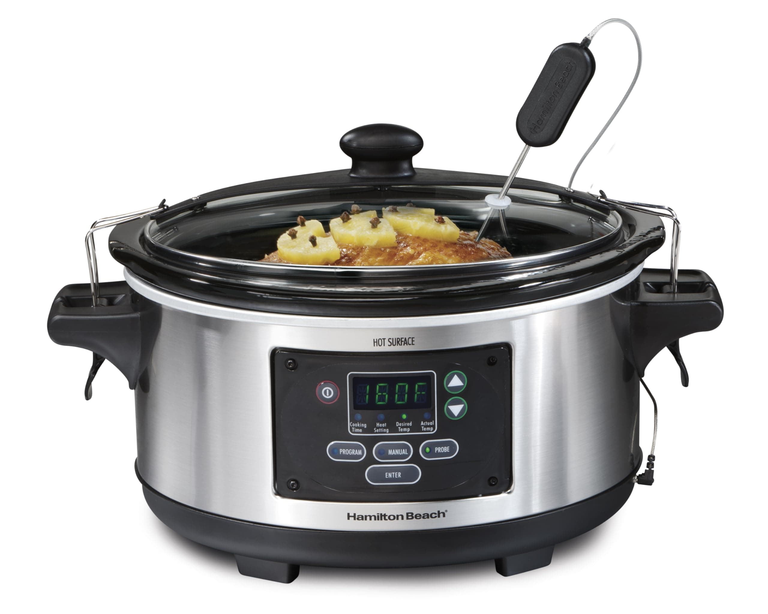 Hamilton Beach Portable 6 Quart Set & Forget Digital Slow Cooker