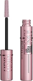 Maybelline Lash Sensational Sky High Washable Mascara Makeup, Volumizing, Lengthening, Defining, Curling, Multiplying, Buildable Formula, Very Black, 1 Count