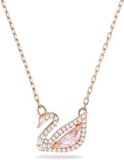 Swarovski Dazzling Swan Necklace, Crystal